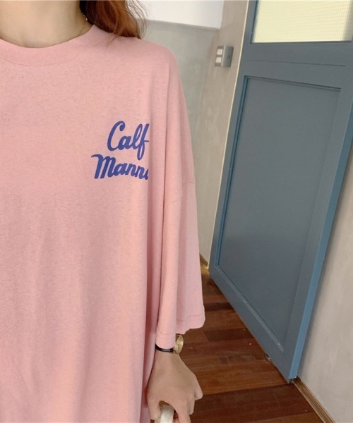 LETee(レティー)の「サークルバックプリントティーワンピース(Tシャツ/カットソー・レディース・ホワイト/ブラック/イエロー・FREE)」の10枚目の写真