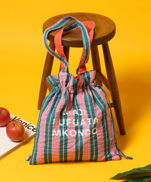 BAYFLOW（ベイフロー）の「[巾着型でも使える]【ASANTE SANA】トート25（トートバッグ・レディース・パープル/イエロー/ブルー/ピンク系その他/グリーン/ピンク・0）」の2枚目の写真