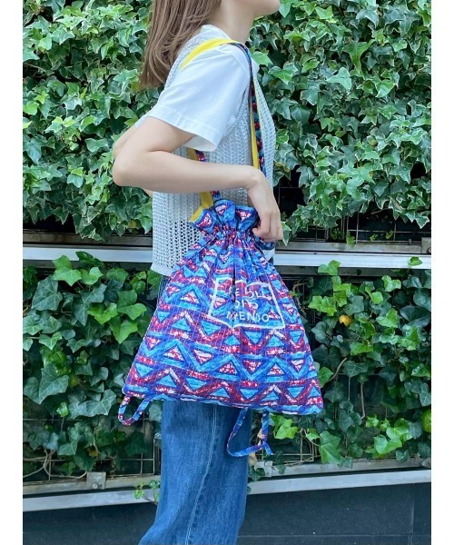 BAYFLOW（ベイフロー）の「[巾着型でも使える]【ASANTE SANA】トート25（トートバッグ・レディース・パープル/イエロー/ブルー/ピンク系その他/グリーン/ピンク・0）」の14枚目の写真