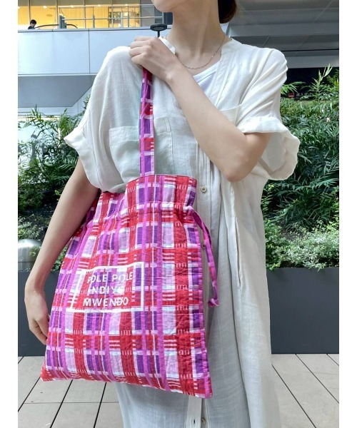 BAYFLOW（ベイフロー）の「[巾着型でも使える]【ASANTE SANA】トート25（トートバッグ・レディース・パープル/イエロー/ブルー/ピンク系その他/グリーン/ピンク・0）」の8枚目の写真