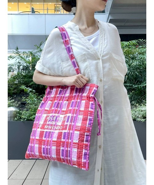 BAYFLOW（ベイフロー）の「[巾着型でも使える]【ASANTE SANA】トート25（トートバッグ・レディース・パープル/イエロー/ブルー/ピンク系その他/グリーン/ピンク・0）」の7枚目の写真