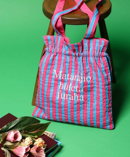 BAYFLOW（ベイフロー）の「[巾着型でも使える]【ASANTE SANA】トート25（トートバッグ・レディース・パープル/イエロー/ブルー/ピンク系その他/グリーン/ピンク・0）」の19枚目の写真