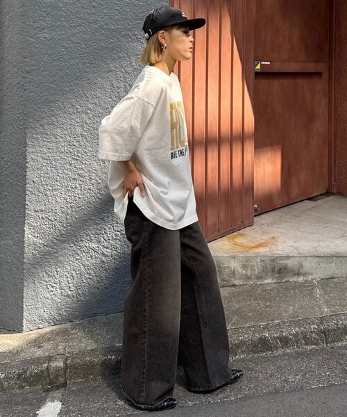CIAOPANIC TYPY(チャオパニックティピー)の「【ユニセックス】ヴィンテージフェードプリントツアーTee(Tシャツ/カットソー・メンズ・ホワイト系その他/ホワイト/ブラック系その他/ブラック・LARGE/MEDIUM/SMALL)」の10枚目の写真