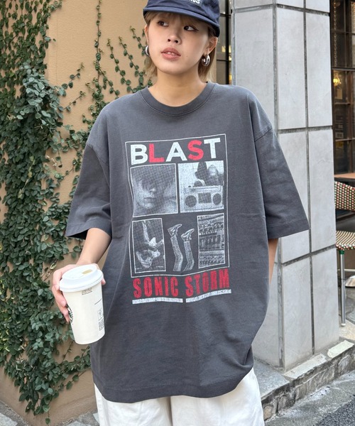 CIAOPANIC TYPY（チャオパニックティピー）の「【ユニセックス】ヴィンテージフェードプリントツアーTee（Tシャツ/カットソー・レディース・ホワイト系その他/ホワイト/ブラック系その他/ブラック・LARGE/MEDIUM/SMALL）」の9枚目の写真