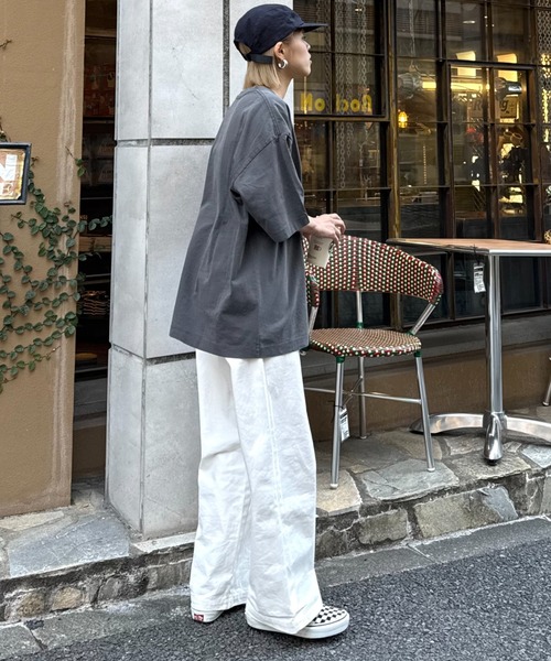 CIAOPANIC TYPY（チャオパニックティピー）の「【ユニセックス】ヴィンテージフェードプリントツアーTee（Tシャツ/カットソー・レディース・ホワイト系その他/ホワイト/ブラック系その他/ブラック・LARGE/MEDIUM/SMALL）」の14枚目の写真