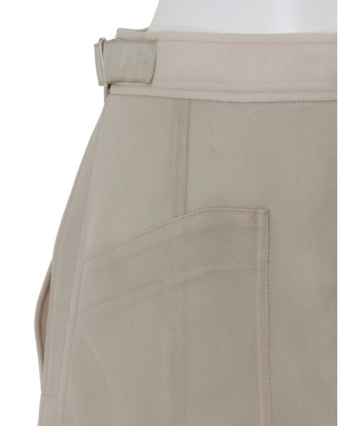 UN3D.（アンスリード）の「SHEER LAYER MILITARY SK / シアーレイヤーミリタリースカート（スカート・レディース・ブラック/ベージュ・38/36）」の7枚目の写真