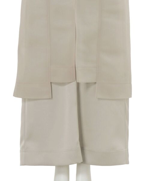 UN3D.（アンスリード）の「SHEER LAYER MILITARY SK / シアーレイヤーミリタリースカート（スカート・レディース・ブラック/ベージュ・38/36）」の4枚目の写真