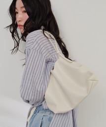 Shelly island | ワンハンドルフェイクレザーバッグ(ショルダーバッグ)