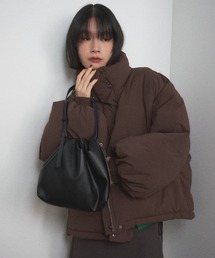 Shelly island | ワンハンドルフェイクレザーバッグ(ショルダーバッグ)