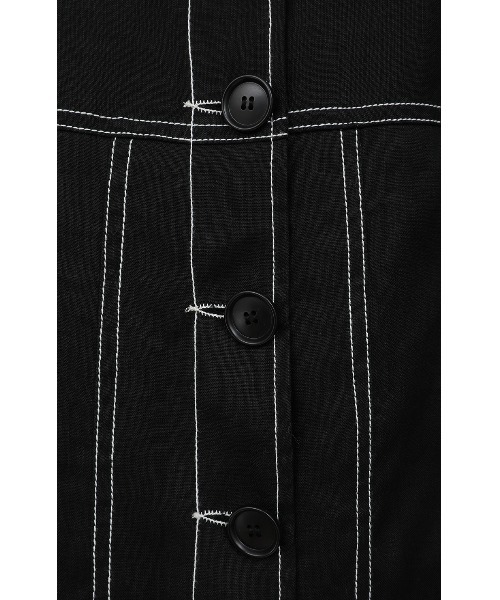 CLANE（クラネ）の「LINEN SHIRT JACKET（その他アウター・レディース・イエロー/ブラック・2/1）」の16枚目の写真