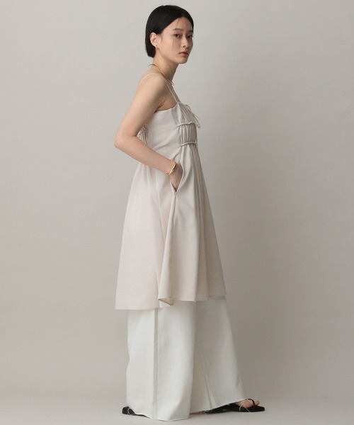 A part by（アパートバイ）の「サッカーストライプキャミワンピース（ワンピース・レディース・ブルー系その他3/ベージュ・FREE）」の19枚目の写真