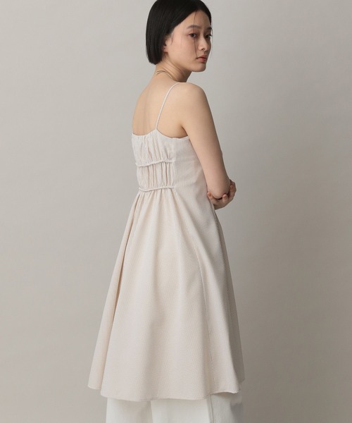 A part by（アパートバイ）の「サッカーストライプキャミワンピース（ワンピース・レディース・ブルー系その他3/ベージュ・FREE）」の13枚目の写真