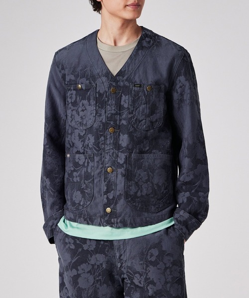 Paul Smith(ポールスミス)の「Paul Smith + Lee(R) ジャカード ノーカラー ブルゾン / 153702 LB0587(ブルゾン・メンズ・パープル・SMALL/MEDIUM/LARGE/X-LARGE)」の9枚目の写真