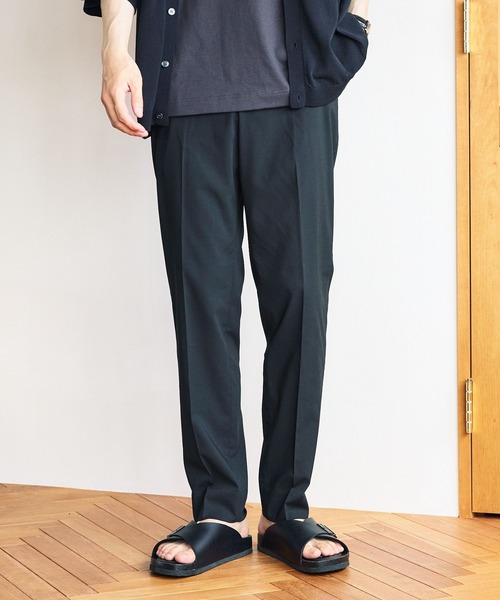 GLOBAL WORK(グローバルワーク)の「アーバンスラックスAIR/丈長め/一部店舗限定/288528(スラックス・メンズ・ネイビー/ブラウン/グレー系その他/ブラック/チャコールグレー/アイボリー/グレー/ブルー系その他7・MEDIUM/SMALL/X-LARGE/LARGE)」の1枚目の写真