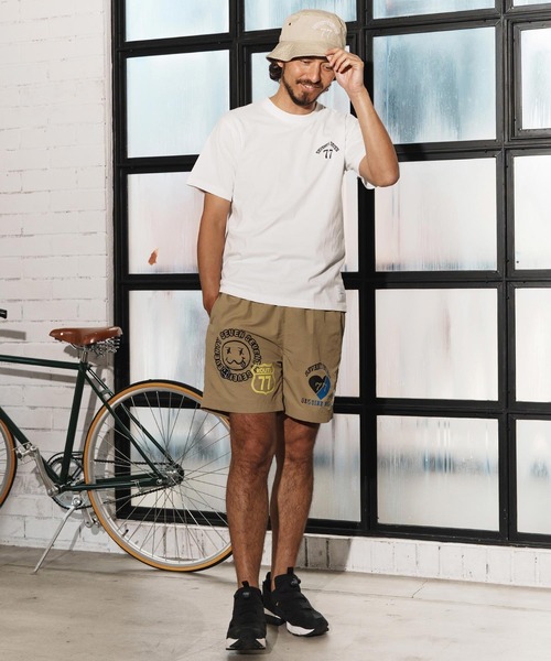 seventy seven(セブンティセブン)の「mt9664-middle onz S-S high end t-shirts (77arch) Tシャツ(Tシャツ/カットソー・メンズ・グリーン/ホワイト/ブラック・S/M/L/XL)」の13枚目の写真