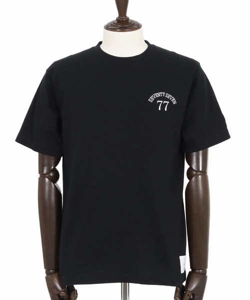 seventy seven(セブンティセブン)の「mt9664-middle onz S-S high end t-shirts (77arch) Tシャツ(Tシャツ/カットソー・メンズ・グリーン/ホワイト/ブラック・S/M/L/XL)」の22枚目の写真