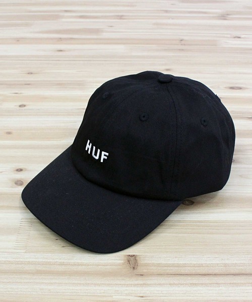 HUF（ハフ）の「ハフセット OG カーブバイザー6パネルハット ベースボールキャップ HUF SET OG CV 6 PANEL HAT（キャップ・メンズ・ストーン/ブラック・O/S）」の10枚目の写真