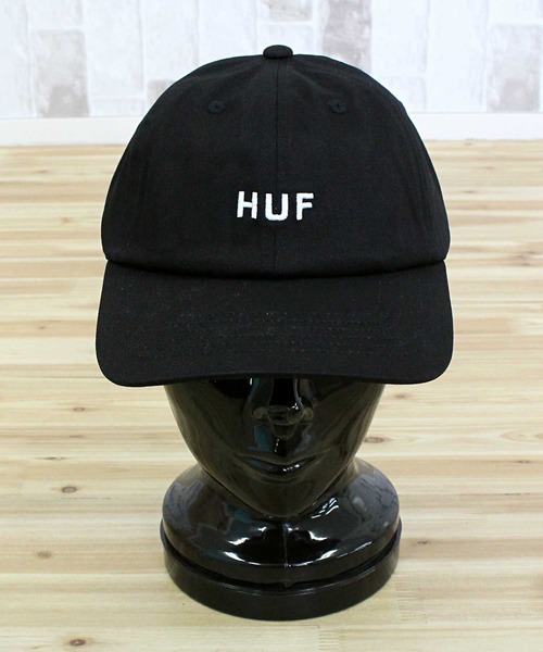 HUF（ハフ）の「ハフセット OG カーブバイザー6パネルハット ベースボールキャップ HUF SET OG CV 6 PANEL HAT（キャップ・メンズ・ストーン/ブラック・O/S）」の11枚目の写真