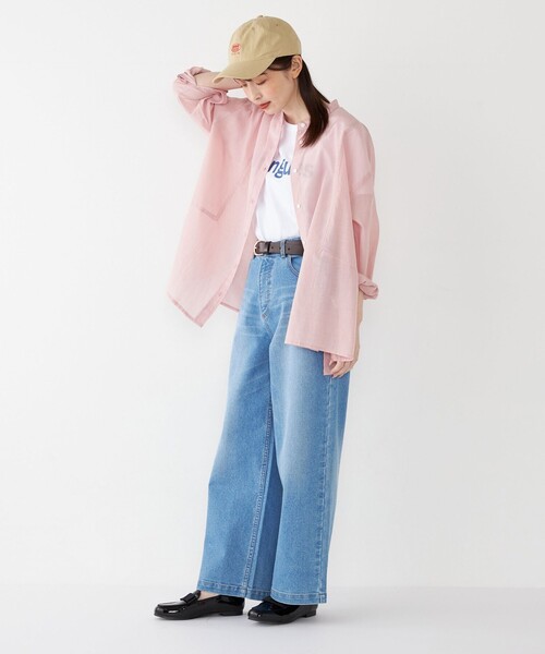 「SHIPS」 長袖シャツ ONE SIZE ピンク レディース SHIPS 「SHIPS」 長袖ブラウス ONE SIZE ピンク レディース