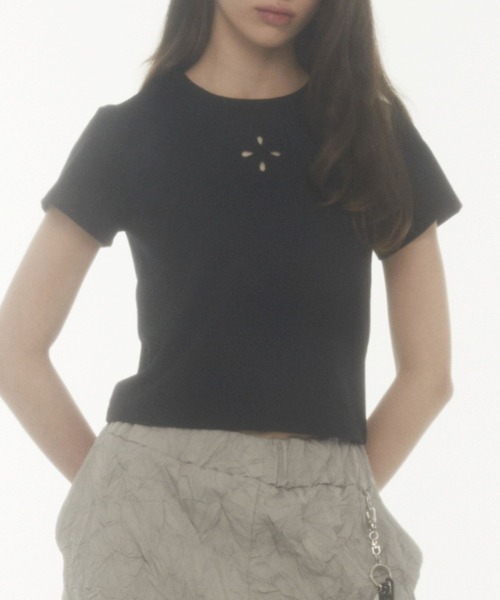 tシャツ Midnight Move／4ホールクロップT レディース MIDNIGHT move tシャツ Midnight Move／4ホールクロップT