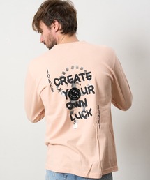 STUD MUFFIN（スタッドマフィン）の「STUD MUFFIN/スタッドマフィン/5.6ozコットン天竺 CREATE YOUR OWN LUCK& マルチパッチワーク LS Tシャツ（Tシャツ/カットソー）」