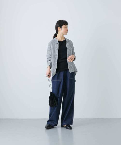 かぐれ　リネンキュプラドライシャツ セール】リネンキュプラドライシャツ（シャツ/ブラウス）｜か