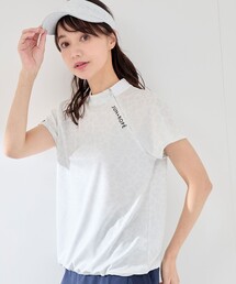 JUN&ROPE' | 【UV CARE】【吸水速乾】【ストレッチ】アニマル柄ジャガードドロストプルオーバー(Tシャツ/カットソー)