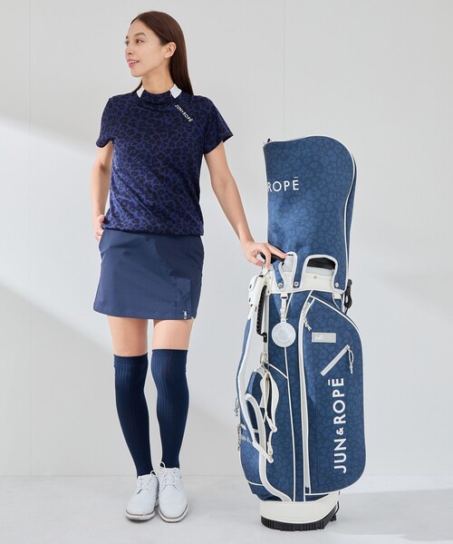 JUN&ROPE'（ジュンアンドロペ）の「【UV CARE】【吸水速乾】【ストレッチ】アニマル柄ジャガードドロストプルオーバー（Tシャツ/カットソー・レディース・ピンク/グレー/ネイビー・M/L/S）」の22枚目の写真