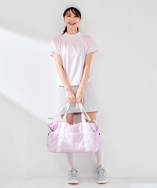 JUN&ROPE'（ジュンアンドロペ）の「【UV CARE】【吸水速乾】【ストレッチ】アニマル柄ジャガードドロストプルオーバー（Tシャツ/カットソー・レディース・ピンク/グレー/ネイビー・M/L/S）」の12枚目の写真