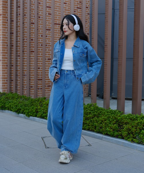 雑誌掲載｜ショートデニムジャケット（デニムジャケット）｜DURAS