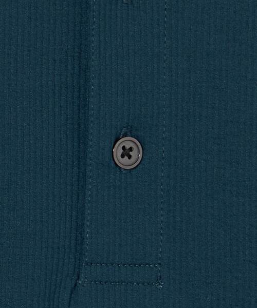 green label relaxing(グリーンレーベルリラクシング)の「ドライサッカー ボタンダウン ポロシャツ -吸水速乾-(ポロシャツ・メンズ・ターコイズブルー系/ネイビー/ライトグレー・S/M/L/XL/XXL)」の19枚目の写真