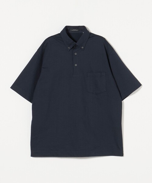 green label relaxing(グリーンレーベルリラクシング)の「ドライサッカー ボタンダウン ポロシャツ -吸水速乾-(ポロシャツ・メンズ・ターコイズブルー系/ネイビー/ライトグレー・S/M/L/XL/XXL)」の20枚目の写真