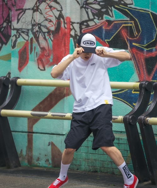 ddp（ディーディーピー）の「【DDP】オーバルロゴ メッシュキャップ（キャップ・メンズ・ブラック×ホワイト・FREE）」の5枚目の写真