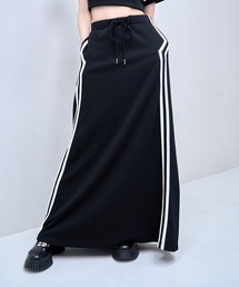 【Nora Lily】Shift Line Track Long Skirt