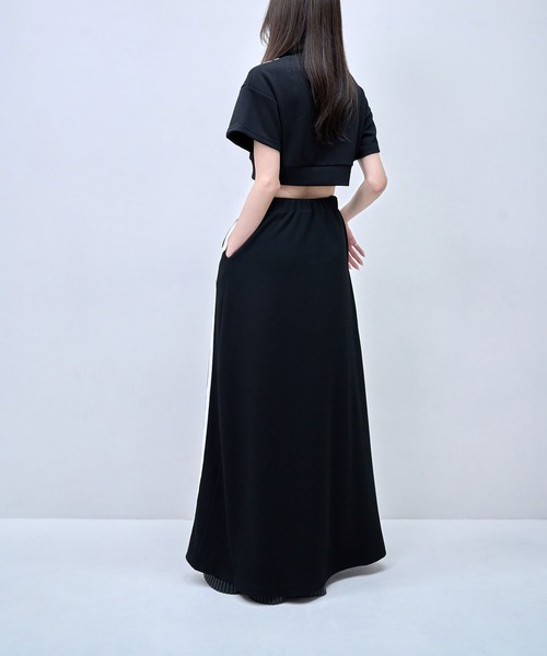 Nora Lily(ノラリリー)の「【Nora Lily】Shift Line Track Long Skirt(スカート・レディース・グリーン/ブルー/ブラック/パープル・FREE)」の22枚目の写真