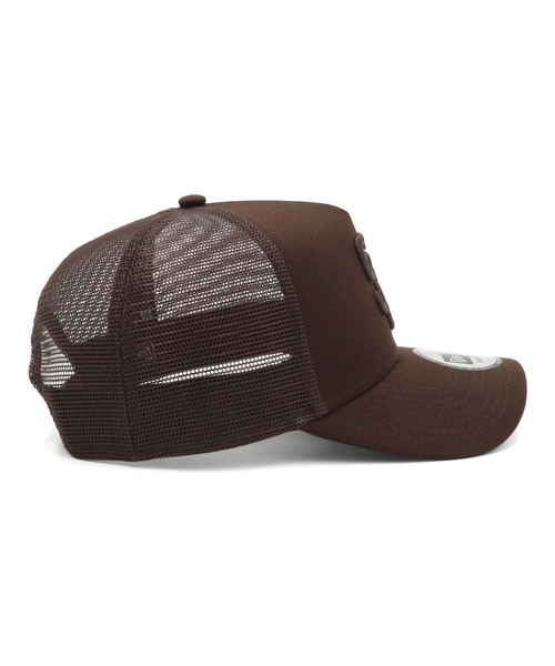 nobody メッシュキャップ ホワイト/ブラウン/ NEW ERA ニューエラメッシュキャップ 9FORTYA-FRAME MLB ONSPOTZ