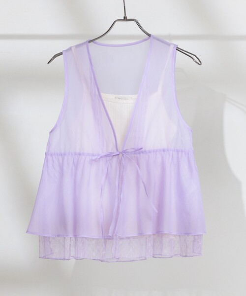 Curensology オーガンジー レースベスト Curensology オーガンジー レースベスト FREAK'S STORE ベスト