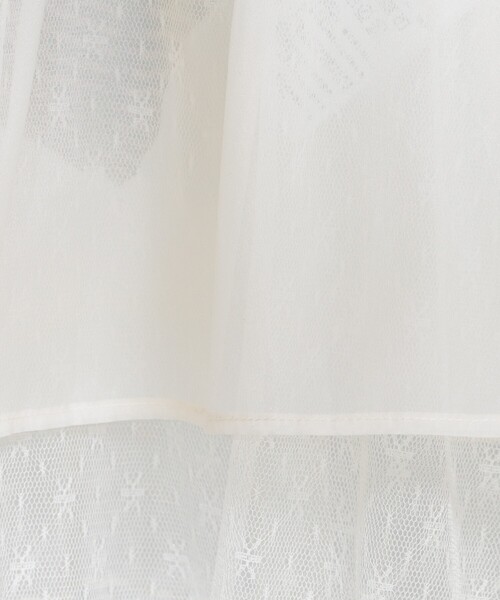 FREAK'S STORE（フリークスストア）の「オーガンジー レースレイヤードベスト（ベスト・レディース・ブラック/オフホワイト/グレー/ラベンダー・ﾌﾘ-）」の14枚目の写真