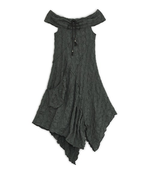 ワンピース hug your skin Draw-string off-shoulder dress 3colors セール】HUG YOUR SKIN/ハグユアスキン/Draw-strings off
