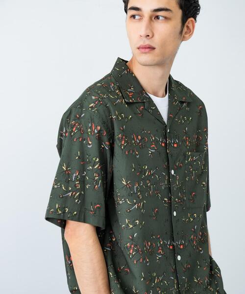 URBAN RESEARCH(アーバンリサーチ)の「LONGCHAMP PRINT SHIRTS(シャツ/ブラウス・メンズ・ブラック系その他/オレンジ系その他/グリーン系その他/ブルー系その他・MEDIUM/LARGE)」の3枚目の写真