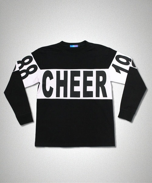 CHEER（チアー）の「切り替えロゴロングスリーブビッグTEE（Tシャツ/カットソー・レディース・ブラック・S/M/L）」の5枚目の写真