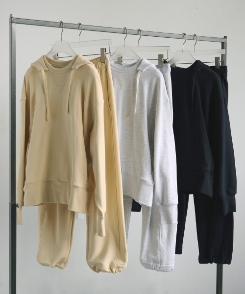anuke(アンヌーク)の「anuke Drawstring Sweat Pants ドローストリングスウェットパンツ/62520726(スウェットパンツ・レディース・ネイビー/グレー・36/38)」の14枚目の写真