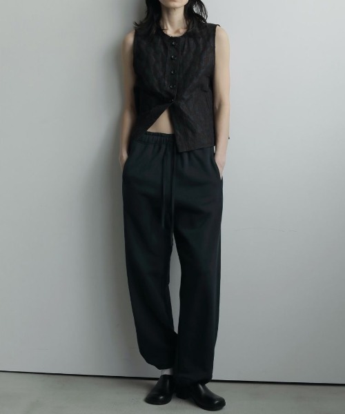 anuke(アンヌーク)の「anuke Drawstring Sweat Pants ドローストリングスウェットパンツ/62520726(スウェットパンツ・レディース・ネイビー/グレー・36/38)」の9枚目の写真