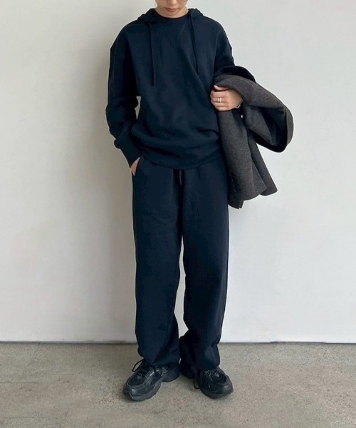 anuke(アンヌーク)の「anuke Drawstring Sweat Pants ドローストリングスウェットパンツ/62520726(スウェットパンツ・レディース・ネイビー/グレー・36/38)」の16枚目の写真