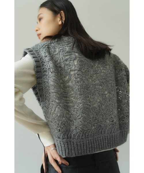 embroidery knit best（ベスト）｜Knuth Marf（クヌースマーフ