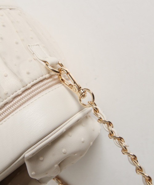 tocco closet(トッコ クローゼット)の「【ZOZO限定】チュール重ねバニティバッグ(ショルダーバッグ・レディース・アイボリー/ブラック・M)」の20枚目の写真