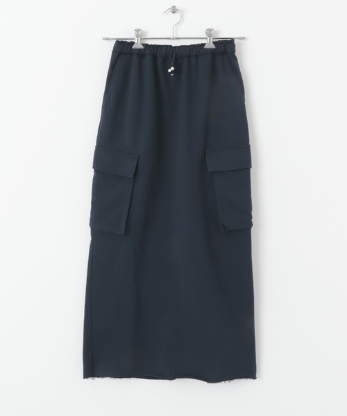 KBF(ケイビーエフ)の「スウェットカーゴスカート(スカート・レディース・グレー系その他/ネイビー・ONE)」の18枚目の写真