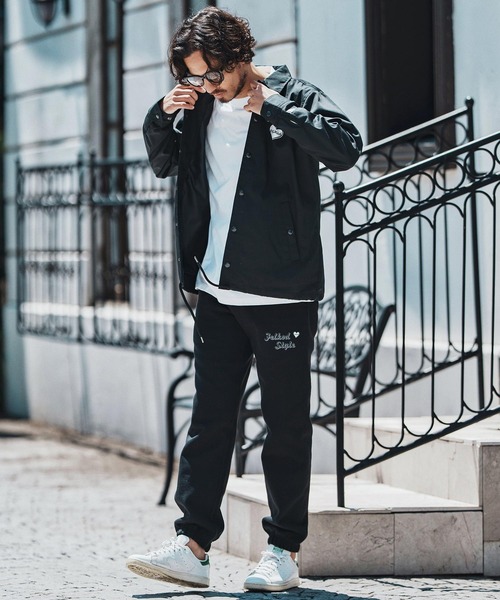 felkod(フィルコッド)の「mj10796- Heart Logo Coach Jacket コーチジャケット(ブルゾン・メンズ・ブラック×レッド/ブラック×ホワイト/ネイビー・S/M/L/XL)」の12枚目の写真