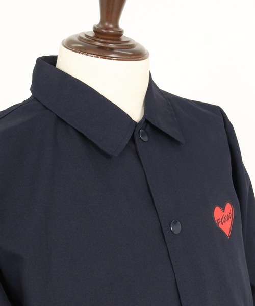 felkod(フィルコッド)の「mj10796- Heart Logo Coach Jacket コーチジャケット(ブルゾン・メンズ・ブラック×レッド/ブラック×ホワイト/ネイビー・S/M/L/XL)」の18枚目の写真