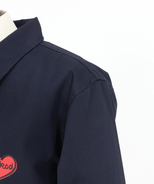felkod(フィルコッド)の「mj10796- Heart Logo Coach Jacket コーチジャケット(ブルゾン・メンズ・ブラック×レッド/ブラック×ホワイト/ネイビー・S/M/L/XL)」の20枚目の写真